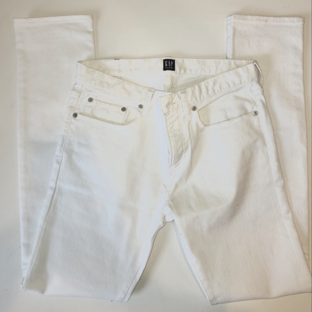 White Gap Skinny Jeans